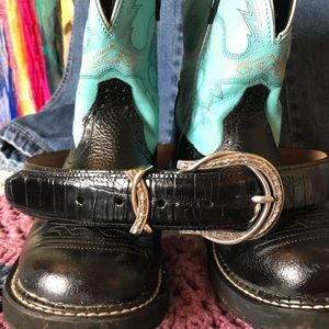 Brighton Belt Large Black Leather B10423 EC